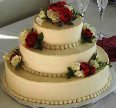 4kg 3Tier Wedding Cake